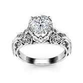 Fashion Zircon Ornament Women's Alloy Ring Jewelry